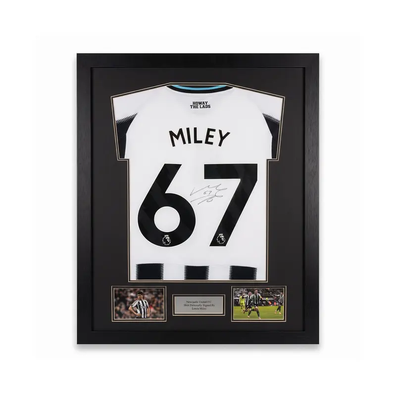 Signed Lewis Miley Newcastle Shirt (2025/26) — image 1