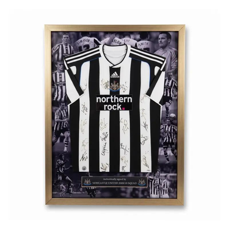 Signed Newcastle United Squad Shirt (2009/10) — image 1