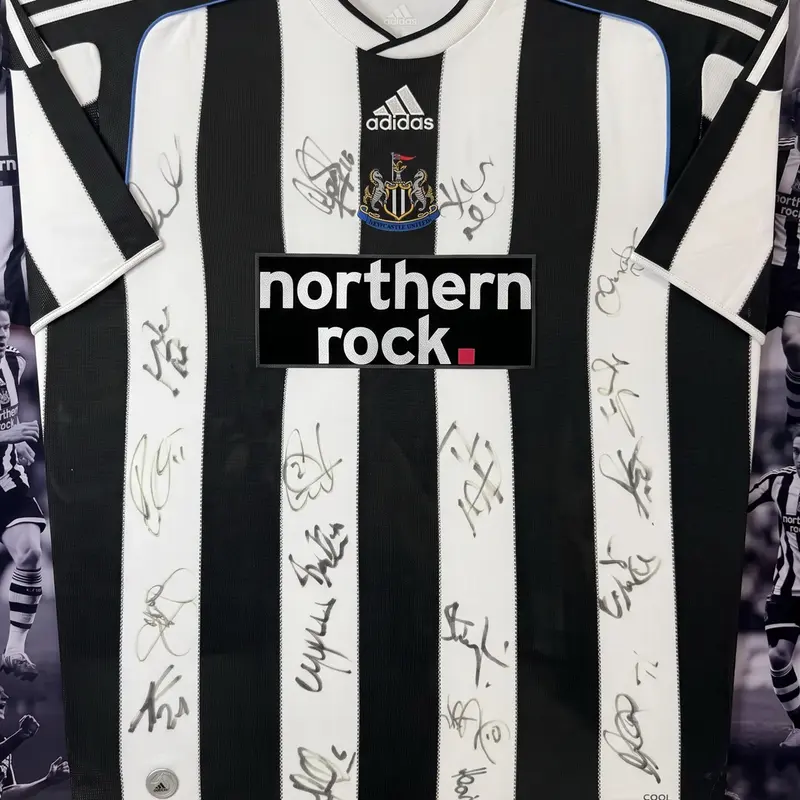 Signed Newcastle United Squad Shirt (2009/10) — image 2