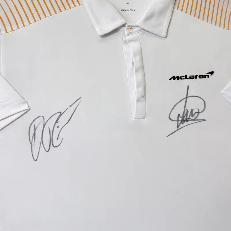 Signed McLaren F1 Norris & Ricciardo Polo (2021) — image 2